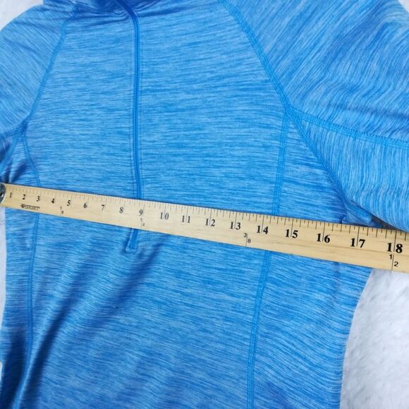 Under Armour Womens Coldgear Active Cozy Blue Heather Long Sleeve Athleisure S - Picture 9 of 10